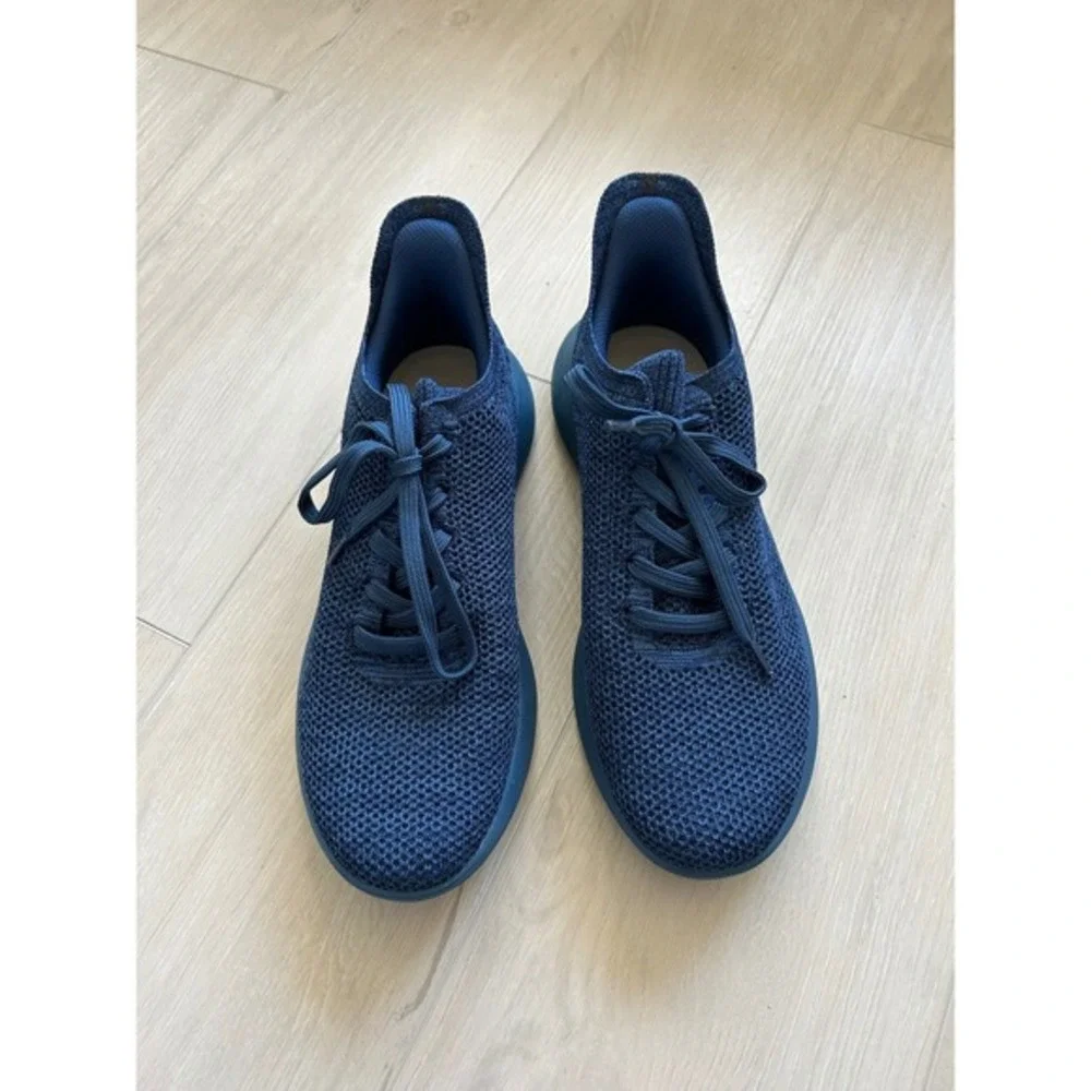 VIVAIA Unisex Mesh Urban Sneakers Navy Knit Walking‎ Comfort Shoes Hands free 44